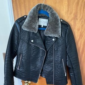 Rachel Roy faux leather jacket